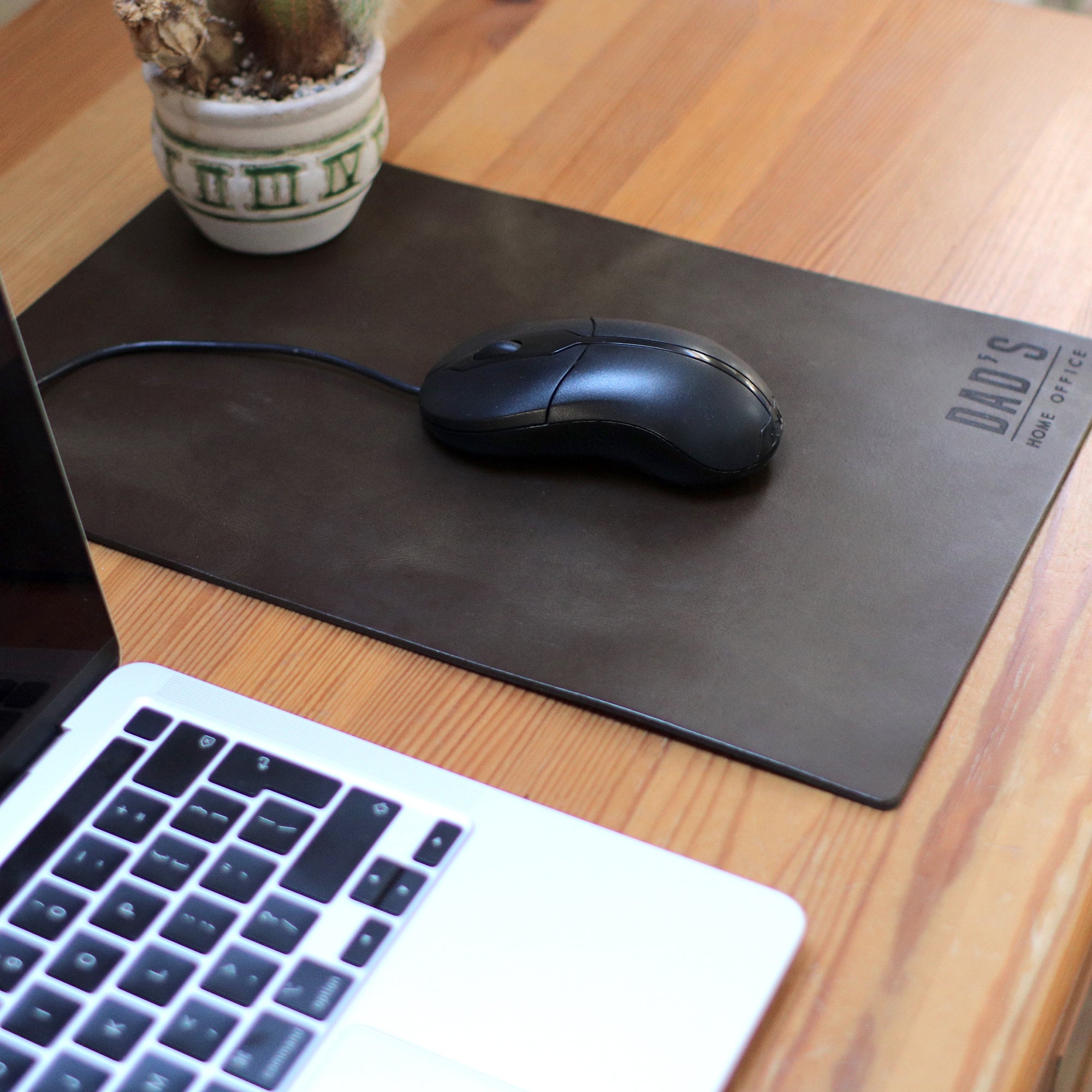 Personalised Mini Mouse Mat - Brown