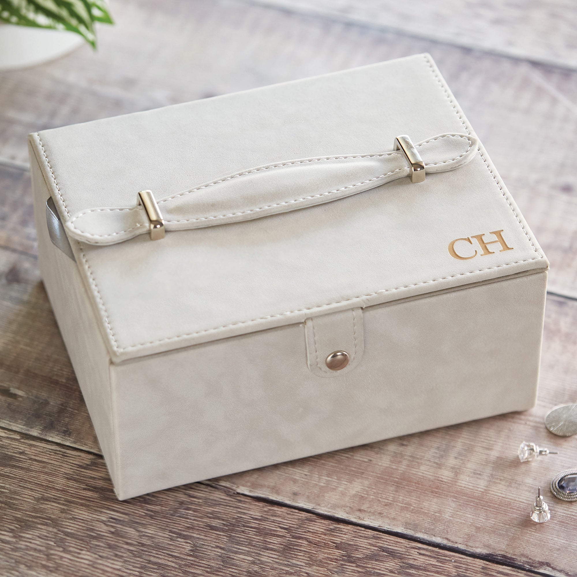 Personalised Two Tier Jewellery Box With Drawer