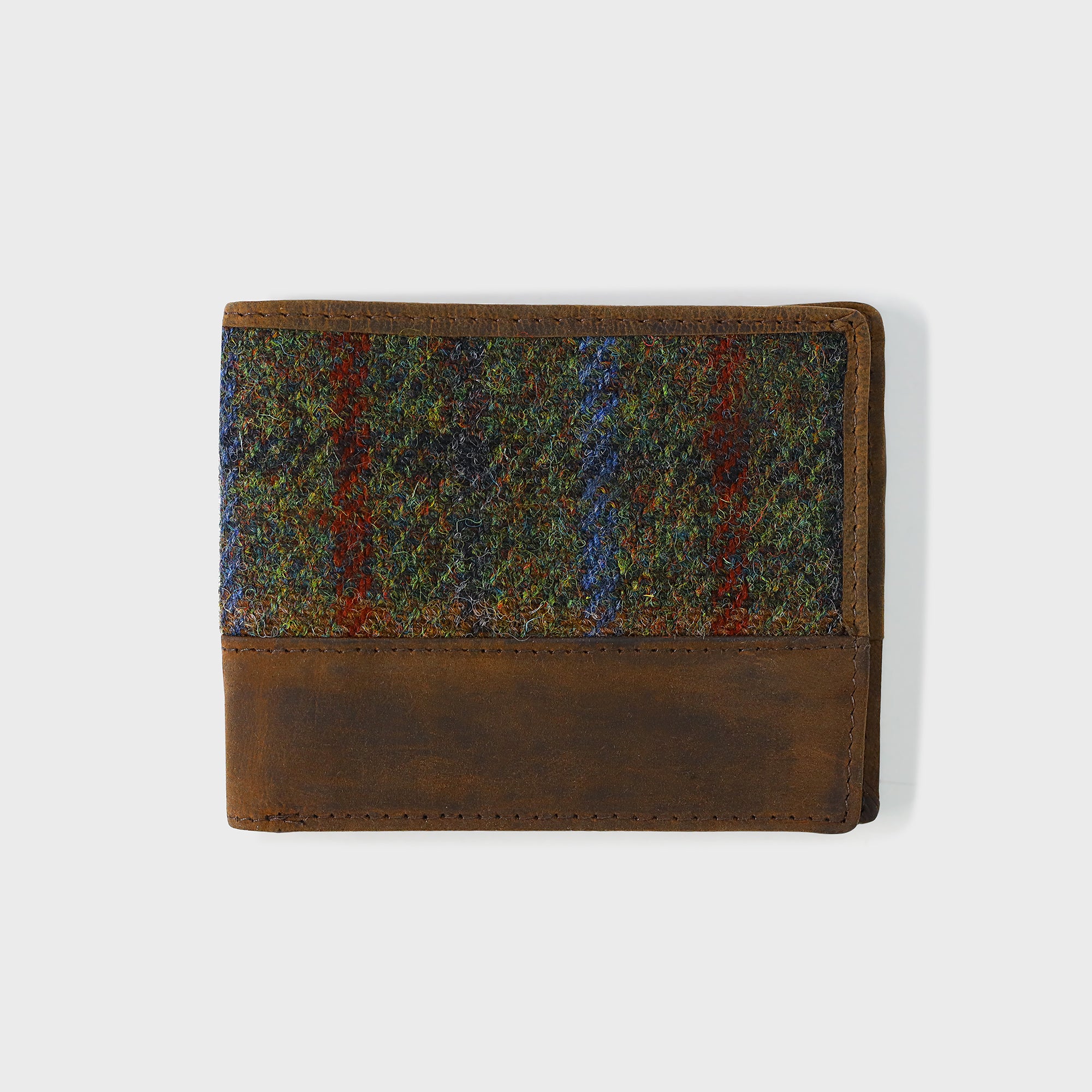 Personalised Tweed Wallet - Breanais Brown Tweed