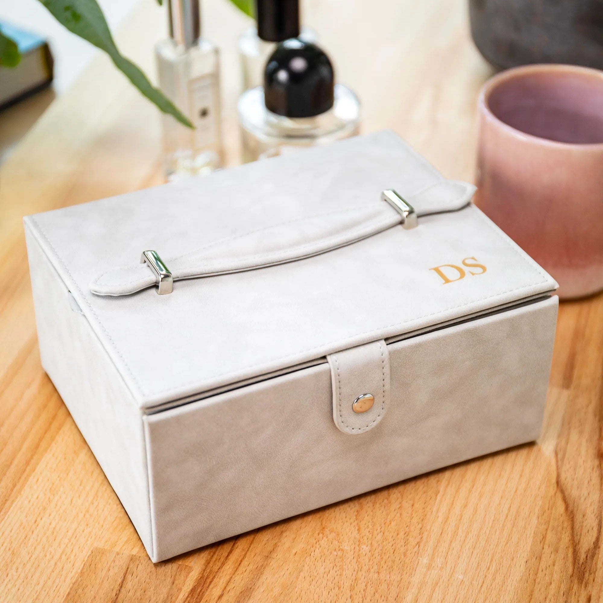 Personalised Two Tier Jewellery Box With Drawer