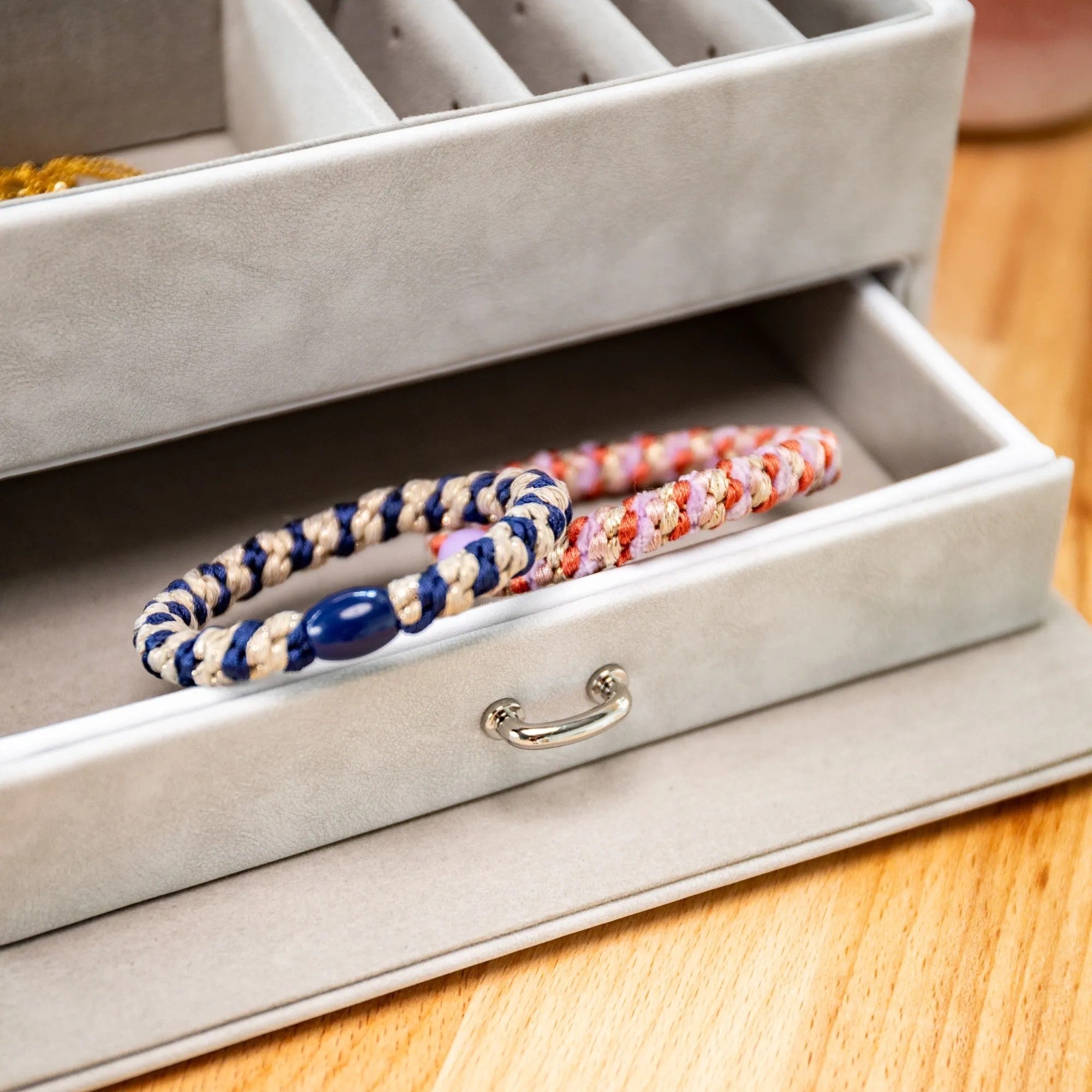 Personalised Two Tier Jewellery Box With Drawer