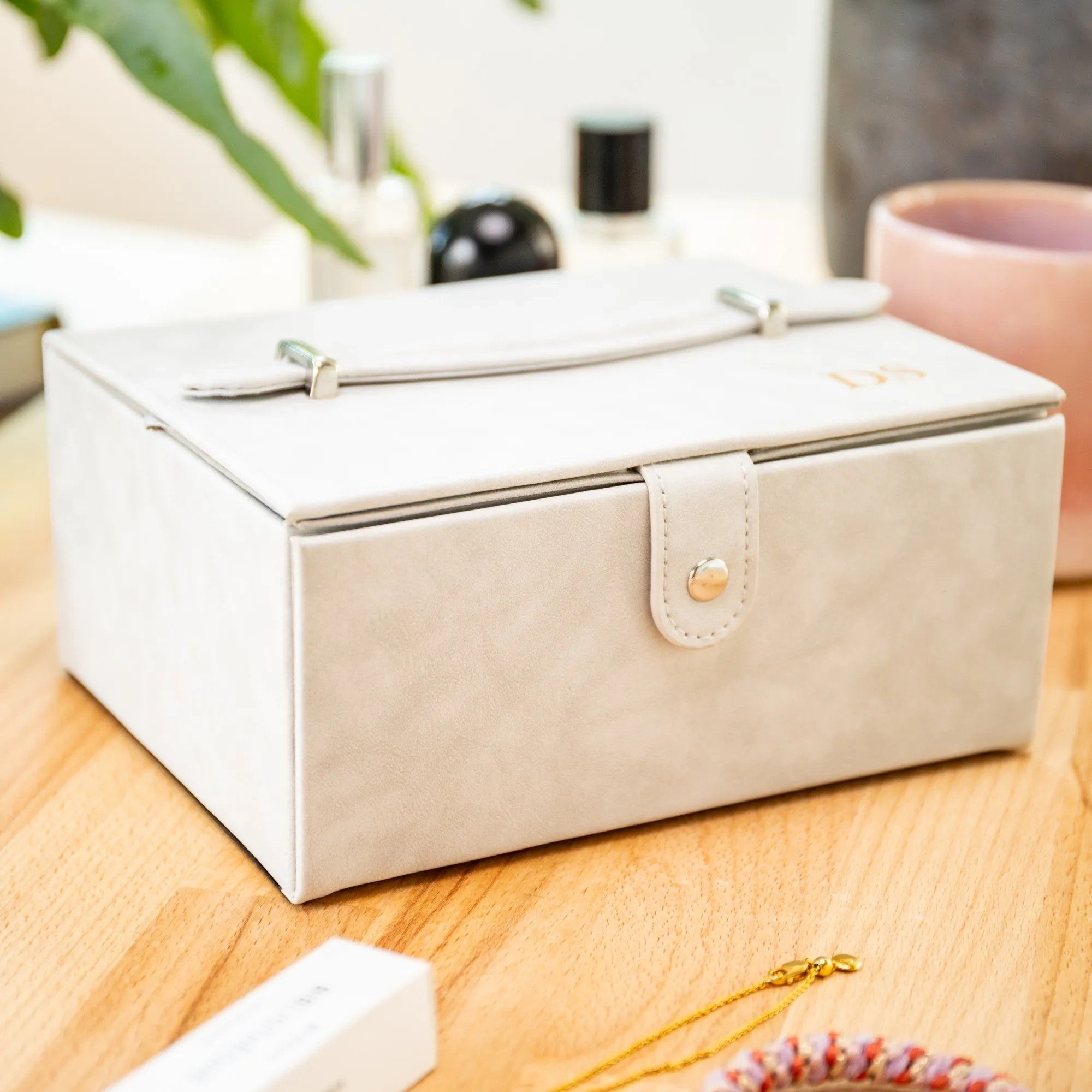 Personalised Two Tier Jewellery Box With Drawer