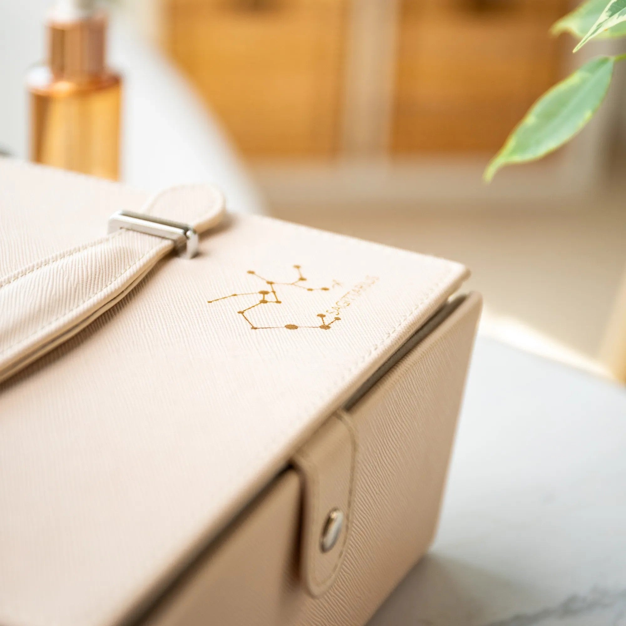 Personalised Saffiano Two Tier Jewellery Box With Drawer