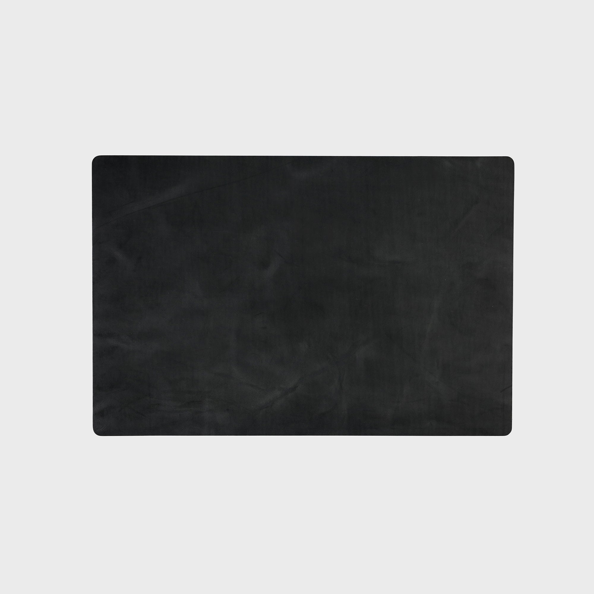 Personalised Leather Desk Mat - Grey