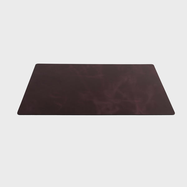 Personalised Desk Mat - Burgundy