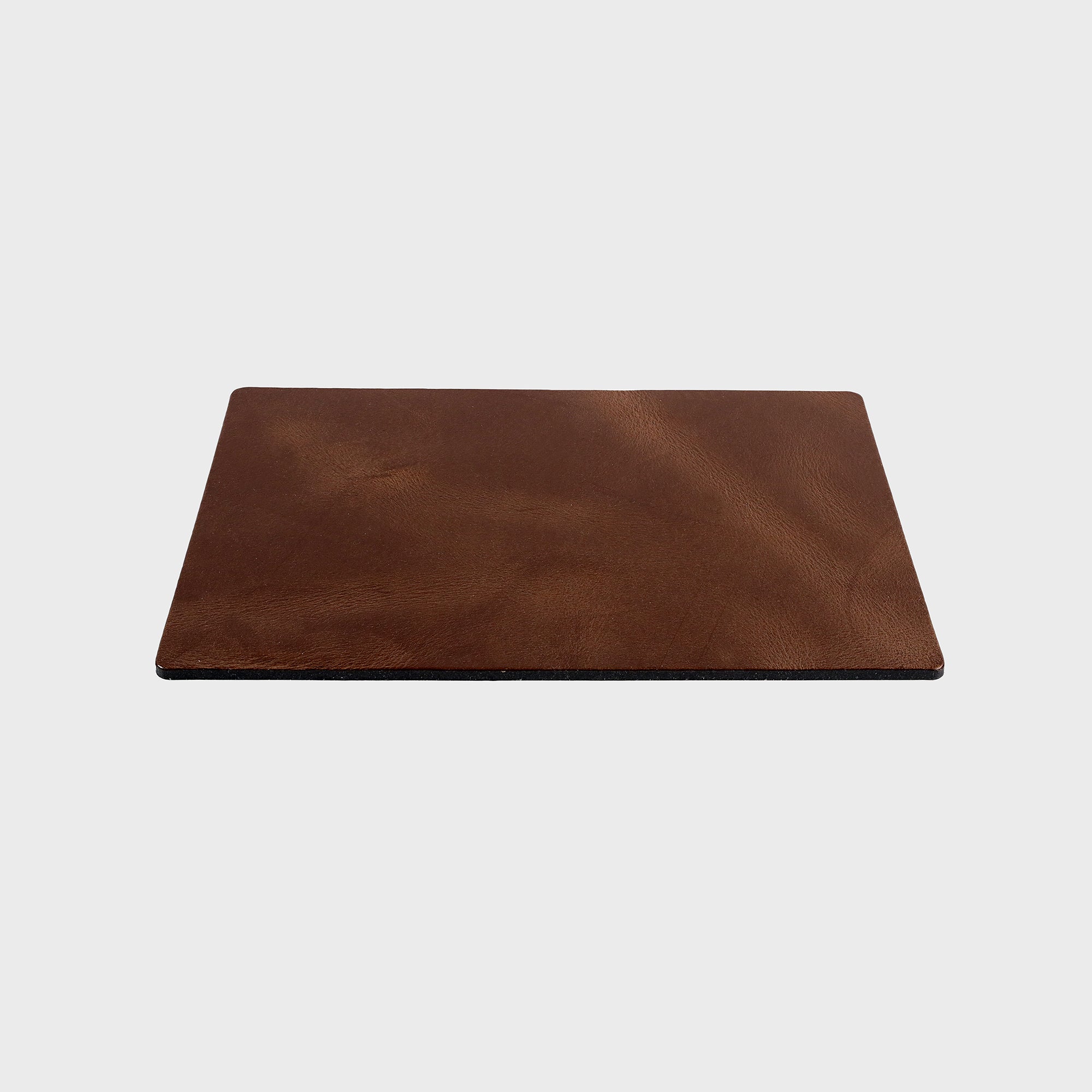 Personalised Recycled Leather Mini Mouse Mat - Oak