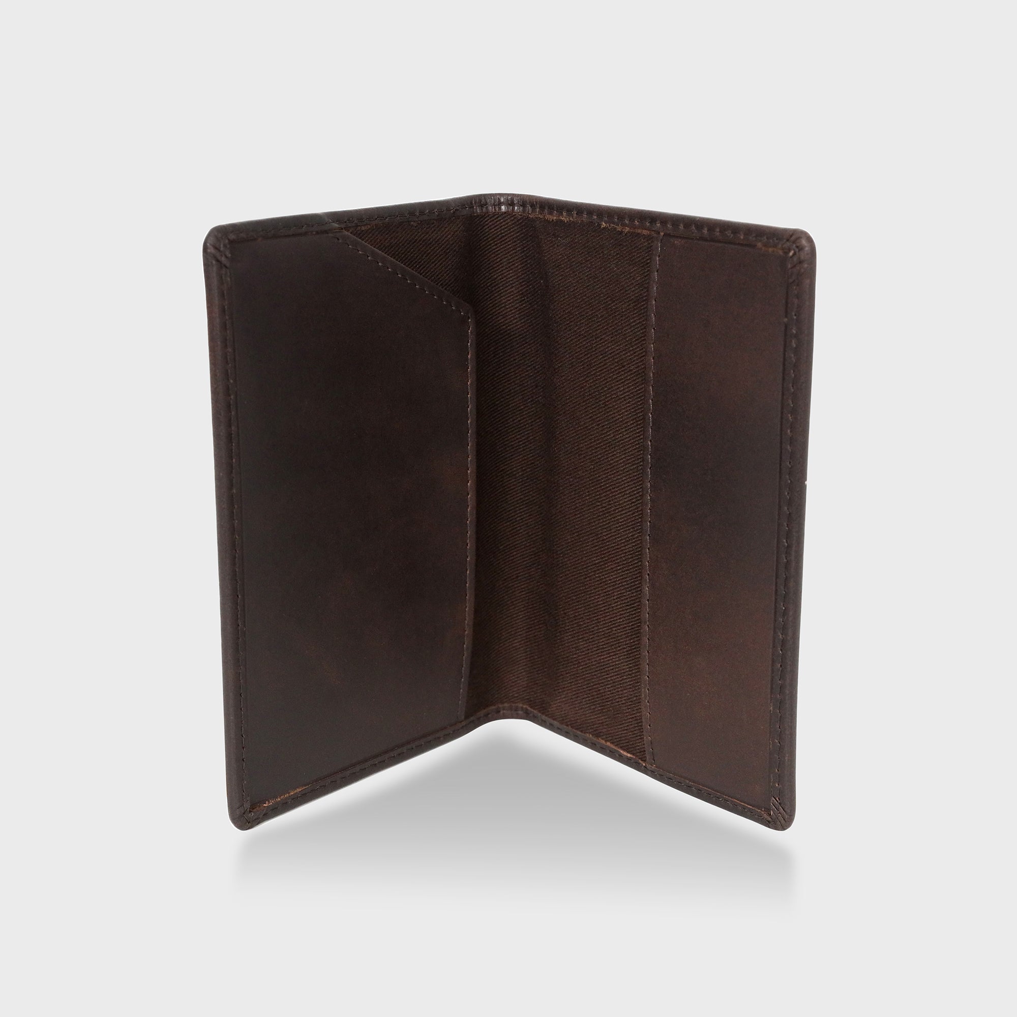 Personalised Leather Passport Cover - Brown