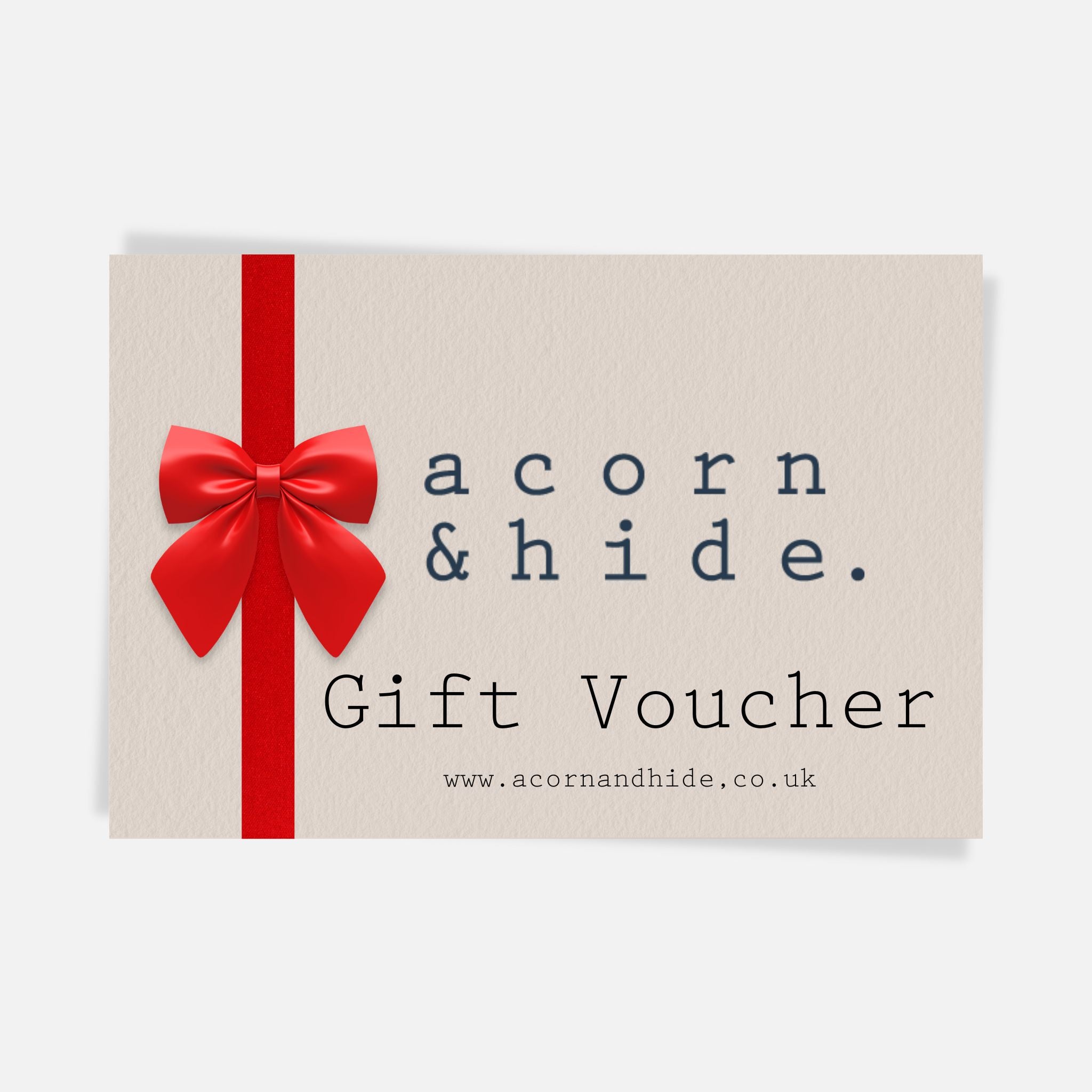 Acorn and Hide Gift Card