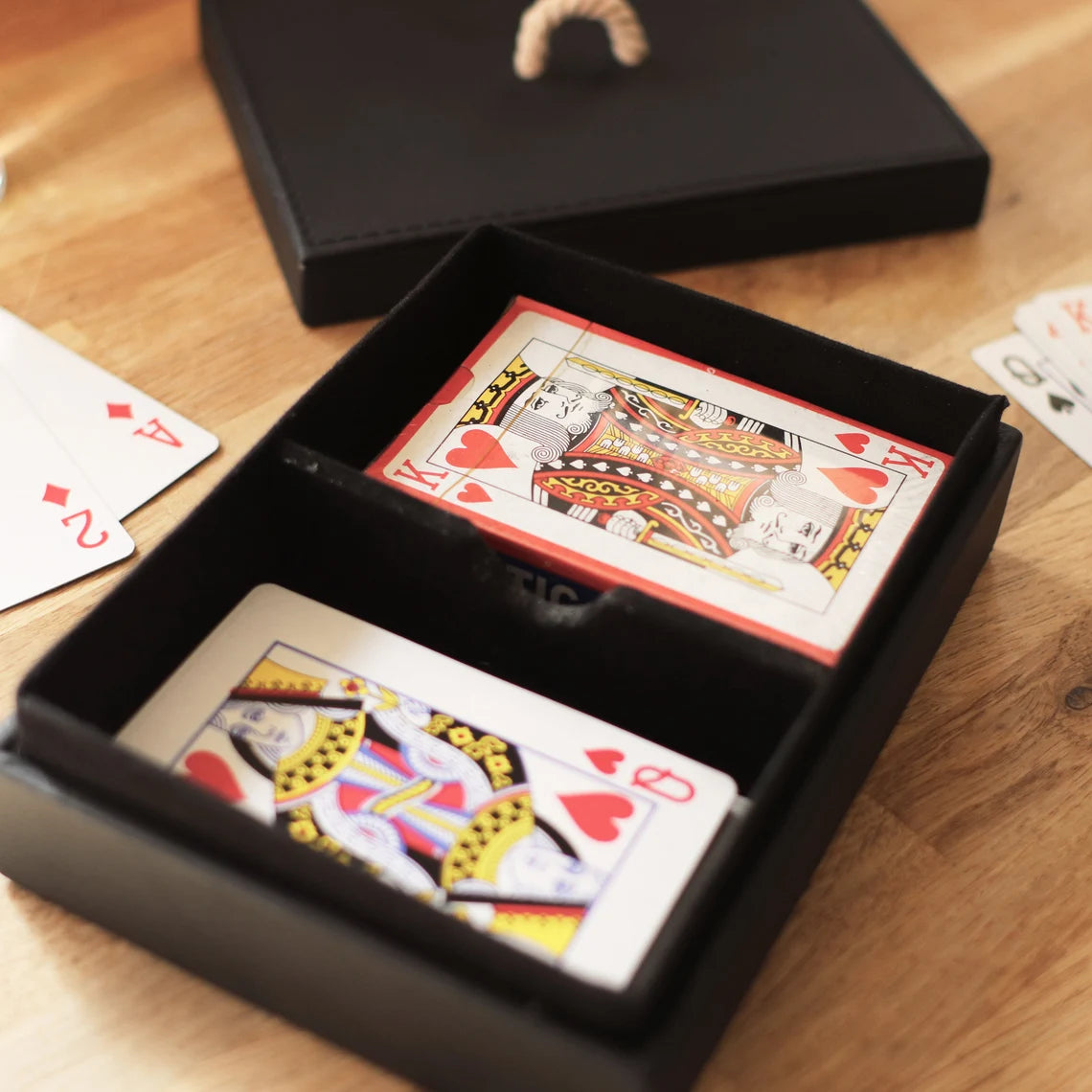 Personalised Playing Card Box with 2 Packs of Cards